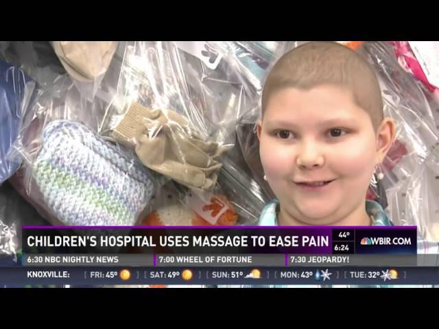 Massage Therapy Used at Children's Hospital