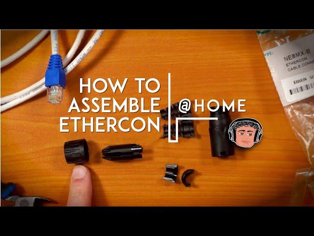 How to Assemble NEUTRIK ETHERCON Connector Carrier