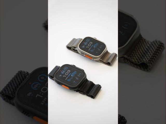 Natural vs Black Titanium Apple Watch Ultra 2 Hands On!