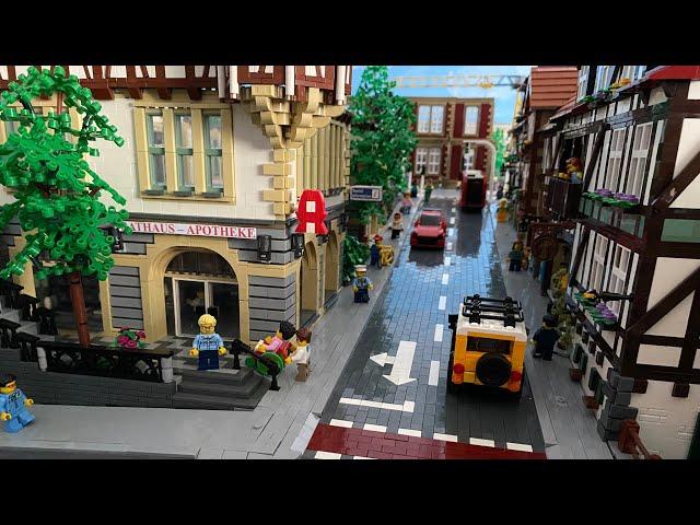 Mega Fortschritt am Rathaus | LEGO Klemmbaustein Stadt Baustein