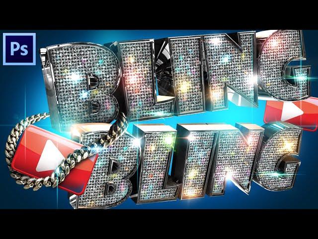 Adobe Photoshop CS6 CC Diamond Text Tutorial Graphic Designs Flyers Logos & Mixtape Covers