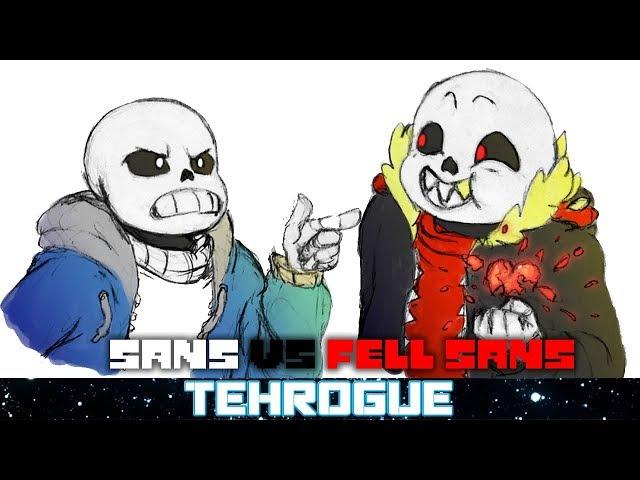 Undertale Comic Dub - Sans Vs Fell Sans