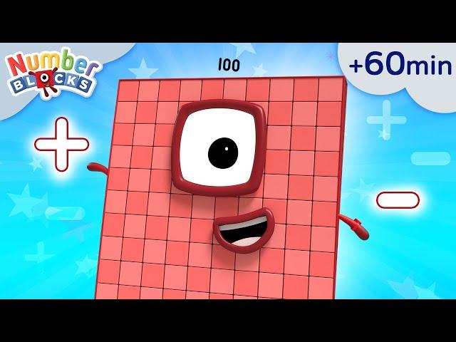 Learn Addition and Subtraction Level 4 | Learn to Count | Maths Cartoons for Kids | Numberblocks