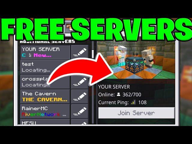 How To Make Servers For Minecraft Bedrock 1.21!