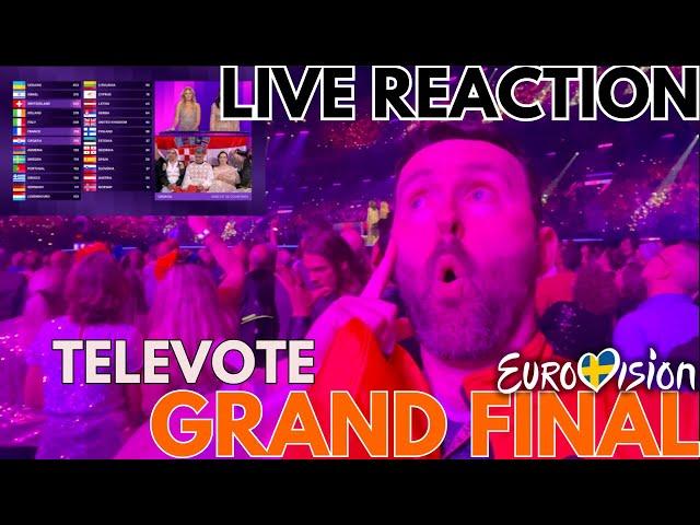  Grand Final Results Reaction LIVE from the Arena!!! | Eurovision 2024