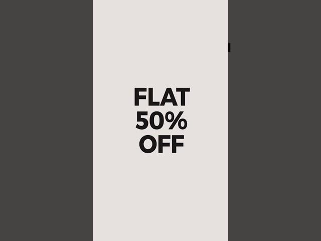 Flat 50% & 30% Off - November Sale Extended | Shop Now