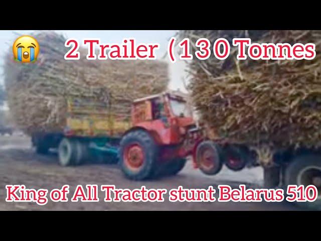 New Holland 640 Fial King of Belarus  /130 Tonnes Full heavy load Trailer sugarcane 