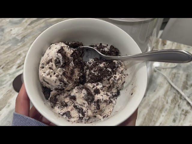 Oreo Ice Cream With Cuisinart Ice Cream Maker