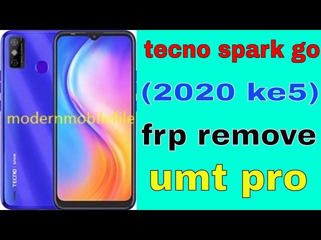 tecno spark go 2020 ke5 frp remove umt pro