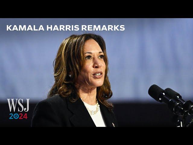 Kamala Harris Concession Speech: ‘We Must Accept the Results’ of Election | WSJ