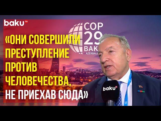 Бывший посол Турции в Азербайджане прокомментировал отказ лидеров некоторых стран посетить COP29