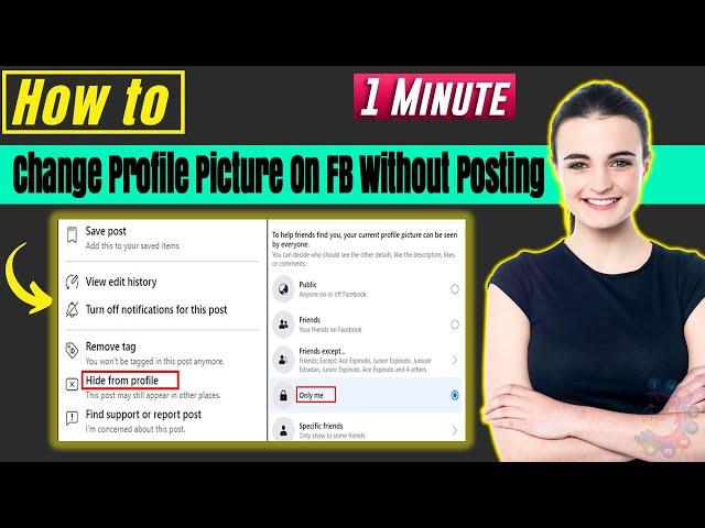 How to change profile picture on fb without posting 2024