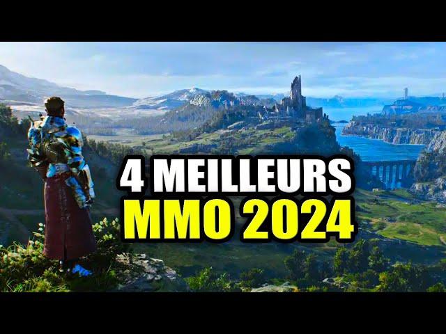 LITTÉRALEMENT Les 4 MEILLEURS MMORPG de 2024 !