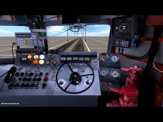 ЧС2-627 TRAINZ - ЗАПУСК И УПРАВЛЕНИЕ