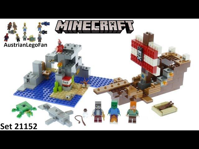 Lego Minecraft 21152 The Pirate Ship Adventure - Lego 21152 Speed Build