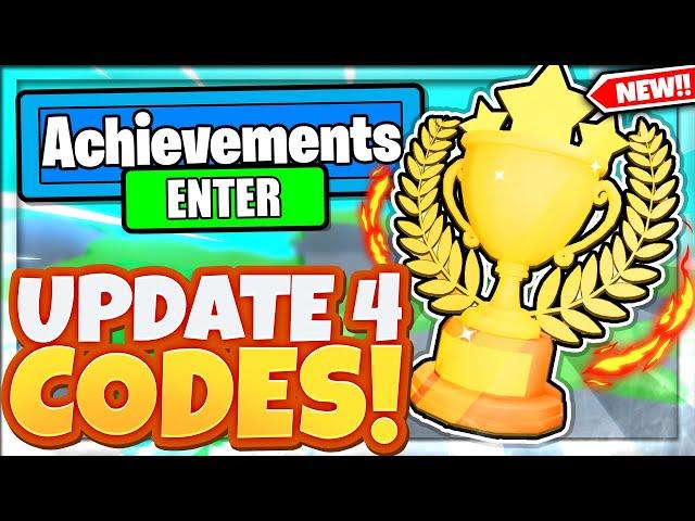 ALL NEW SECRET *UPDATE 4* OP CODES IN Roblox Tapping Legends X!