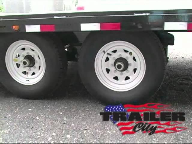 Trailer City PJ 22 foot 14000 lb deck over tilt