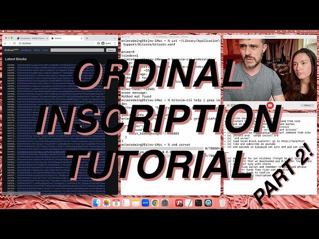 HOW TO MAKE AN ORDINAL INSCRIPTION (PART 2 - inscribing using ord)