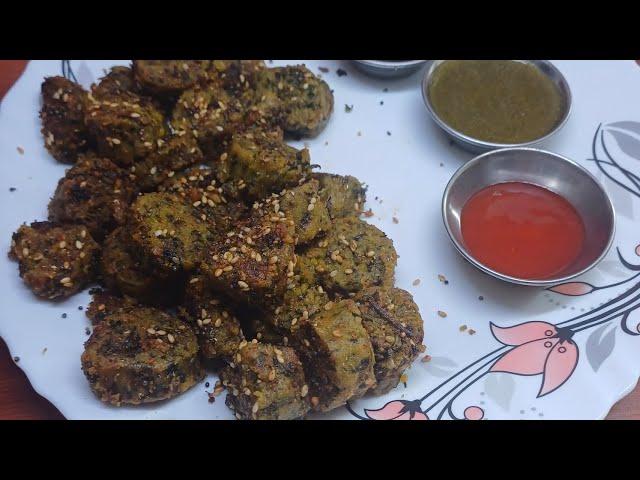 How to make Jawar & Bajara ki Muthiya with green leaves in 20 minutes. |Mamta Gupta|