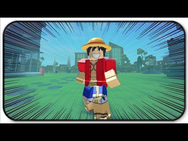 Becoming Luffy From One Piece - Roblox Anime Tycoon