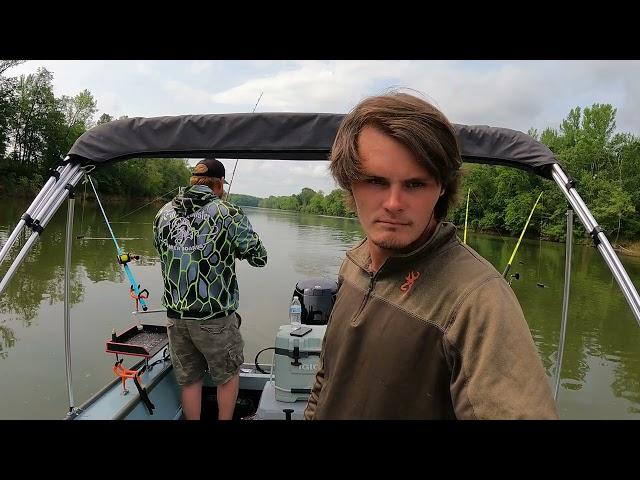 Coosa River Catfish Tournament 1st place and Big Fish in tough conditions! 4/27/24