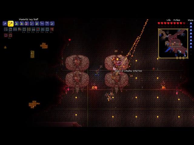 Terraria 1.3.4.4 (Expert Mode) s3e13 - Мозг и гоблины. Испытание призывателя.