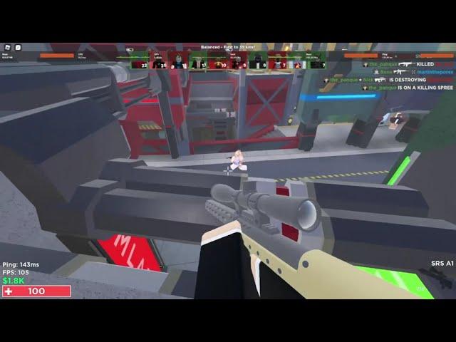 First Time Playing Roblox Aimblox BETA