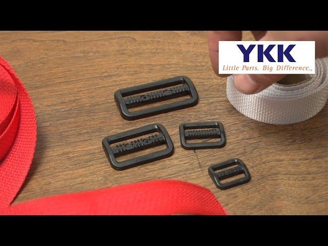 YKK® Tri-Bar Adjustable Webbing Slider Demo