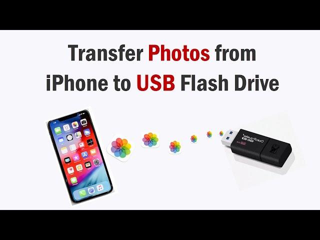 How to  Easily Transfer Photos from iPhone to USB Flash Drive