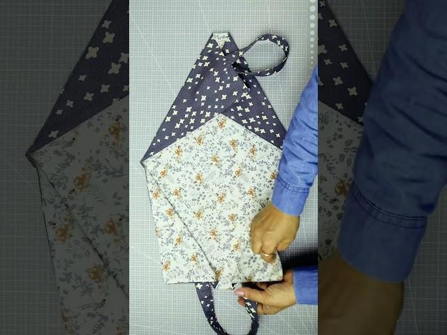 Make a Cute Bag in Minutes! #shorts  #easybag #diy #sewing #easybagmaking