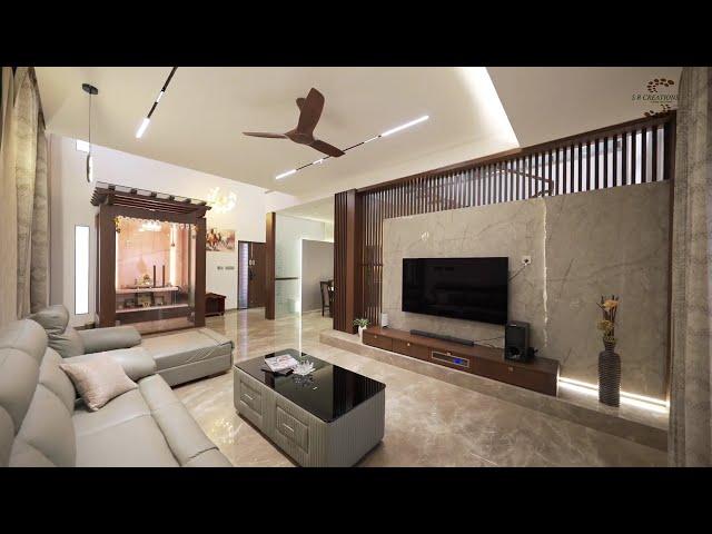 Luxury Independent House in JP Nagar, Bengaluru | Interiors by SR Creations | Dark Studio | 2024