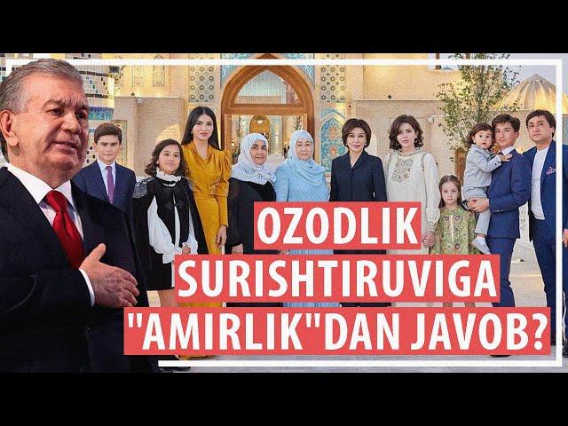 "Mirziyoyevlar Amirligi": Tarmoqni titratgan Ozodlik surishtiruvi