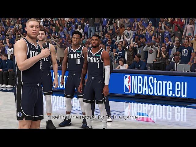 BREAKING 3 POINT MADE IN A GAME RECORD (NBA 2k25 Celebrations)