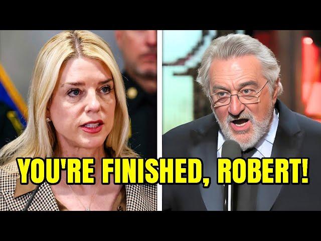 Pam Bondi DESTROYS Robert De Niro on Live TV – His Furious Reaction Goes INSANELY Viral!