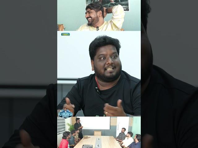 Script selection vera level | Sattam en kaiyil | Rj Vignesh Office | Blacksheep Cinemas