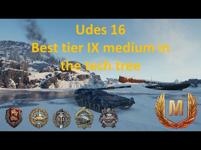 Udes 16 - Best Tier IX Tech Tree Medium Tank in the Game Showcase - World of Tanks