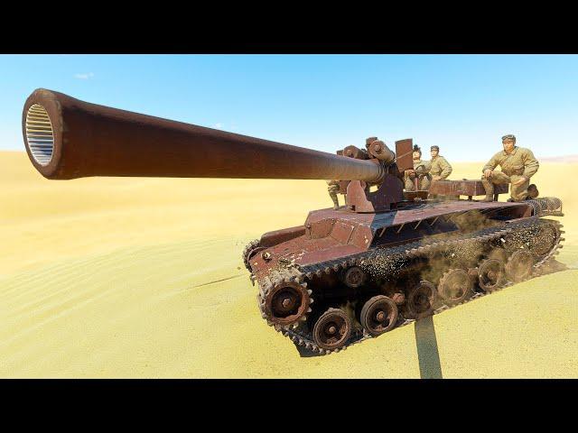 A Massive Gun on Tracks! || Chi-Ha LG in War Thunder