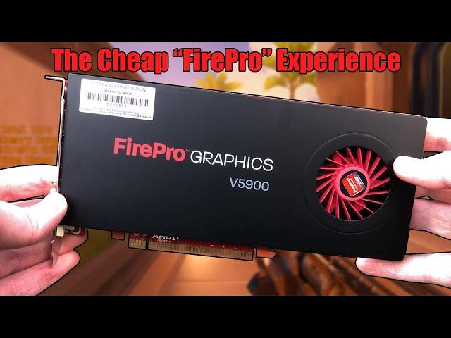 The £35 AMD FirePro V5900 - It Shouldn't Be Able To Game, But It (Sort Of) Can!