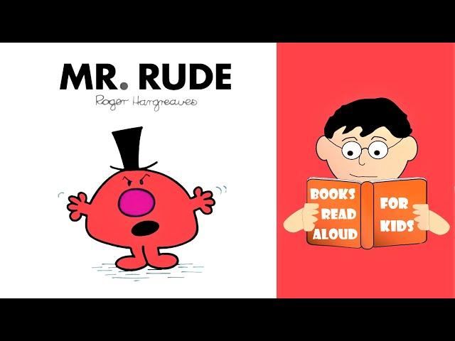  5 Minute Bedtime Story | MR RUDE by Roger Hargreaves Read Aloud by Books Read Aloud for Kids