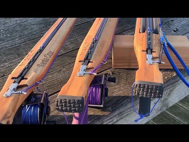 MAKO WOOD SPEARGUNS FEATURING ERMES SUB DOUBLE ROLLER TRIGGER