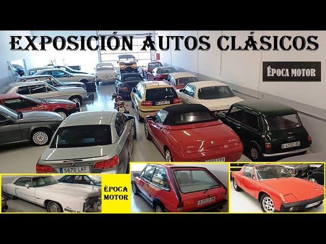 Exposición coches clásicos Epoca Motor. Outlet de autos 1950-1999. #cochesclasicos