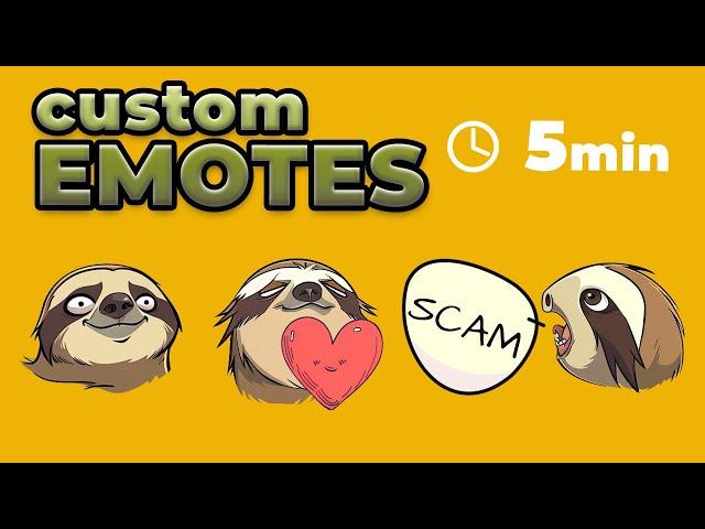 How to make 10 high quality twitch emotes in 5 minutes (with AI)