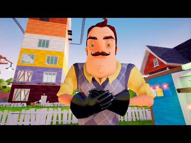 ШОУ ПРИВЕТ СОСЕД!НЕБОСКРЁБ СОСЕДА!ИГРА HELLO NEIGHBOR MOD KIT ПРОХОЖДЕНИЕ МОДА ELONGATED HOUSE!FUNNY