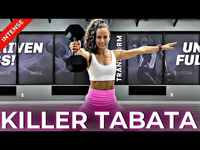 60-MIN KILLER TABATA WORKOUT  Max Fat Burn, Total Body Sculpt, Lean Muscle, Abs & Belly Fat Blast