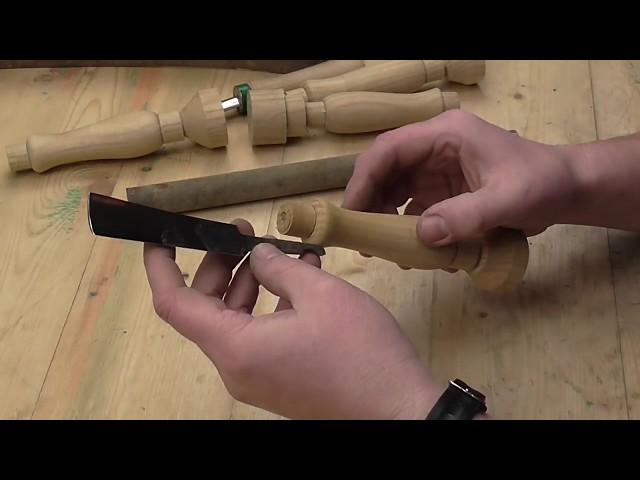 How to make a large semicircular cutter, for woodcarving