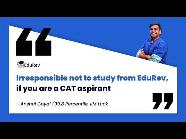 CAT Exam Preparation with EduRev App! #catpreparation #cat2024