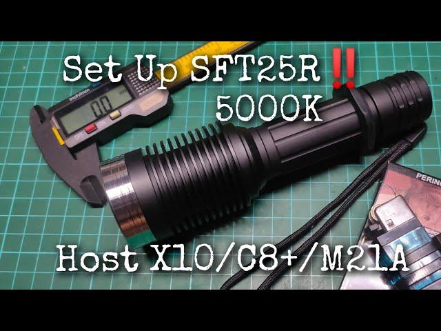 [REVIEW] Optional THROWER Set Up‼️SFT25R 5000K Reflector X10/Convoy C8+/M21A