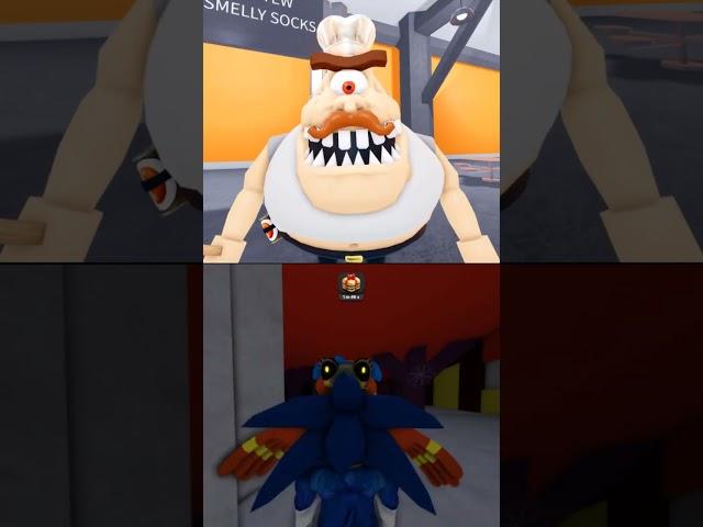 MR. STINKY'S PRISON ESCAPE! vs  MR FAST FOOD CHAPTER 3 JUMPSCARE #shorts