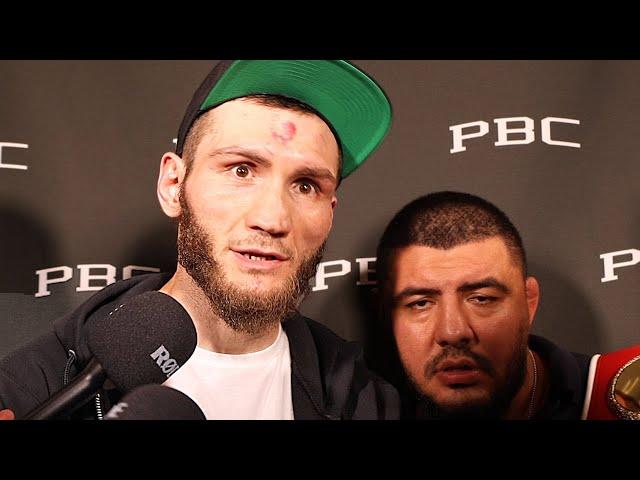 Bakhram Murtazaliev CALLS OUT Crawford & Charlo after Tim Tsyzu TKO win!