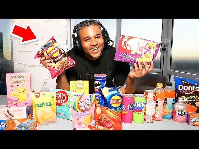 Fanum Does A Exotic Snack MUKBANG!